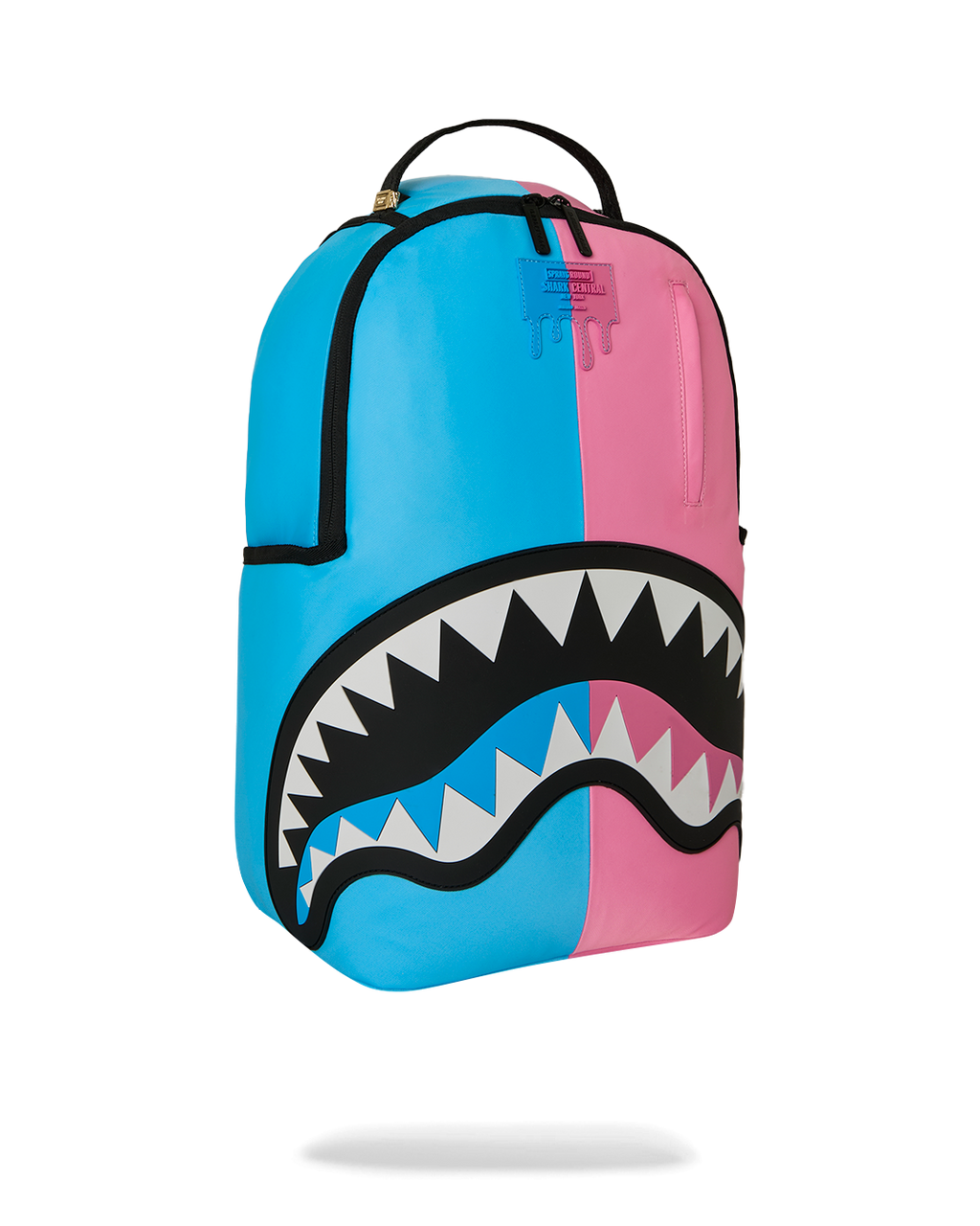 SPRAYGROUND® BACKPACK SHARK CENTRAL COTTON CANDY SPLIT BACKPACK