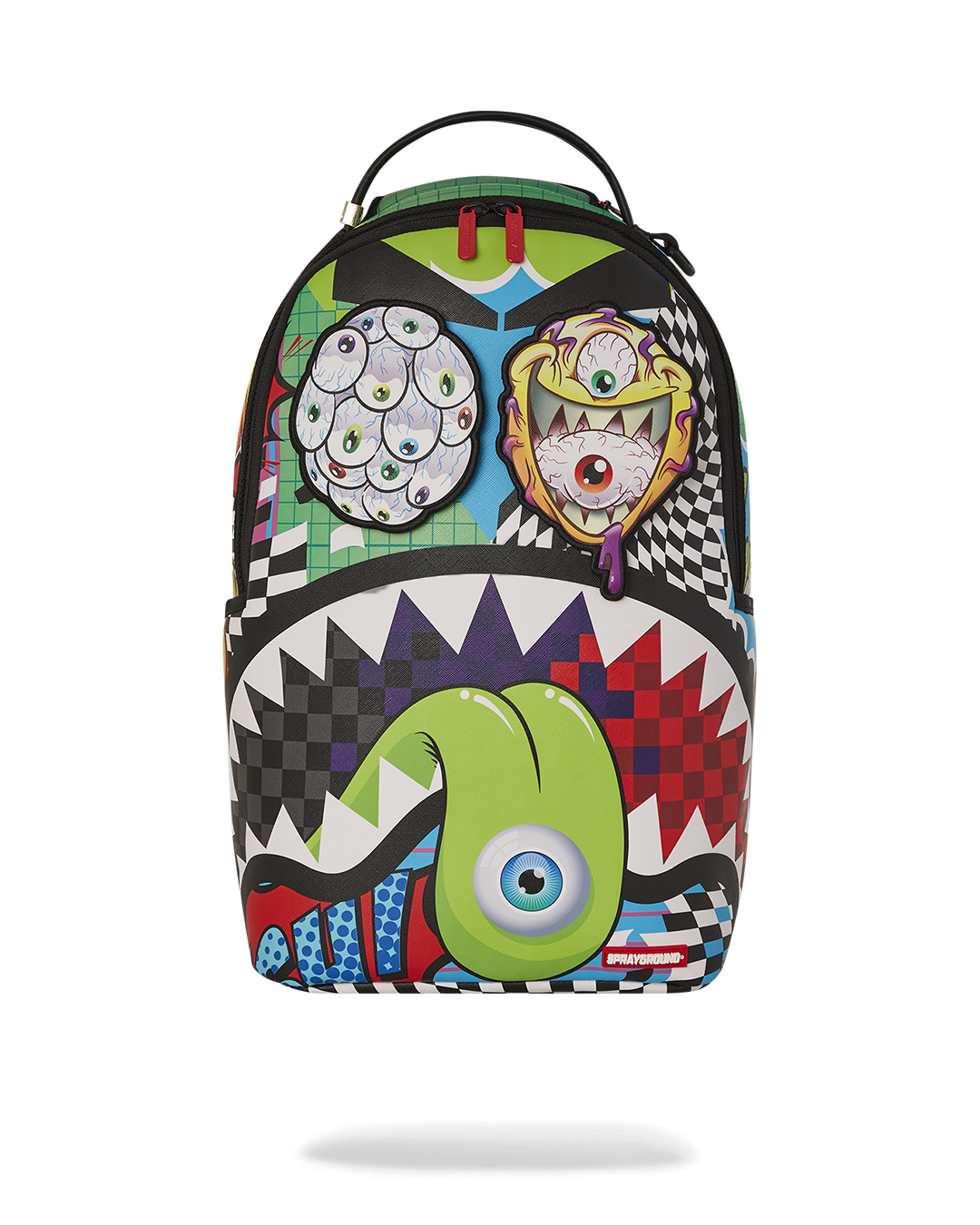 PSYCHO WORLD OF FUN BACKPACK (WITH REMOVABLE VELCRO EYE PATCHES)
