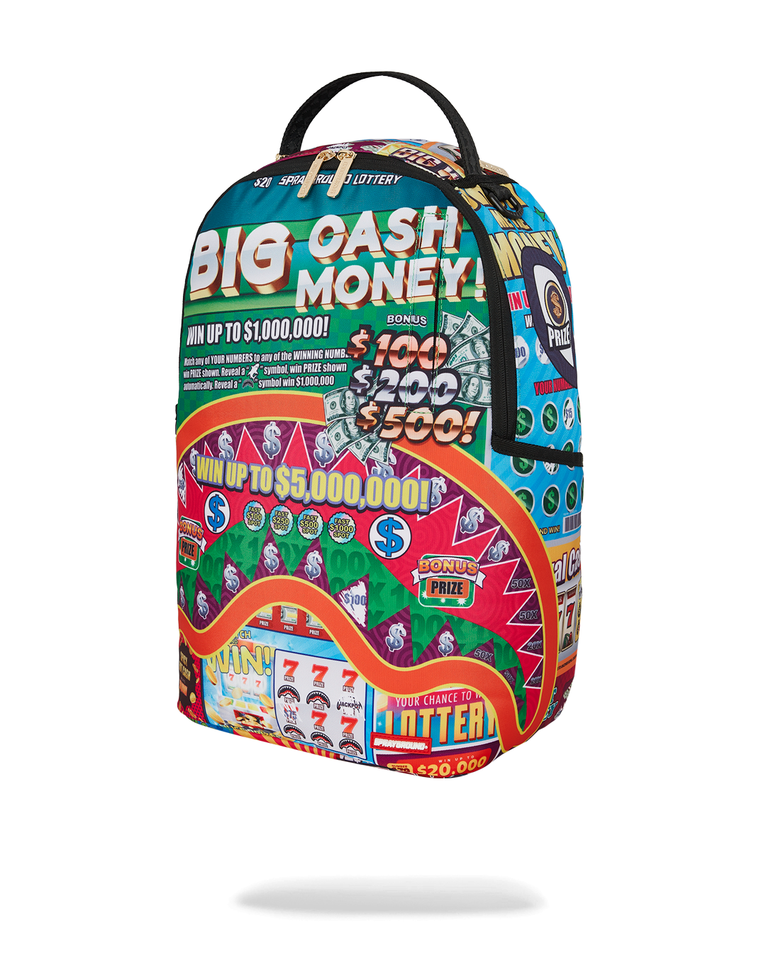 SPRAYGROUND® BACKPACK BIG MONEY BIG MONEY (WITH SCRATCH OFF PLAYING CARD) BACKPACK