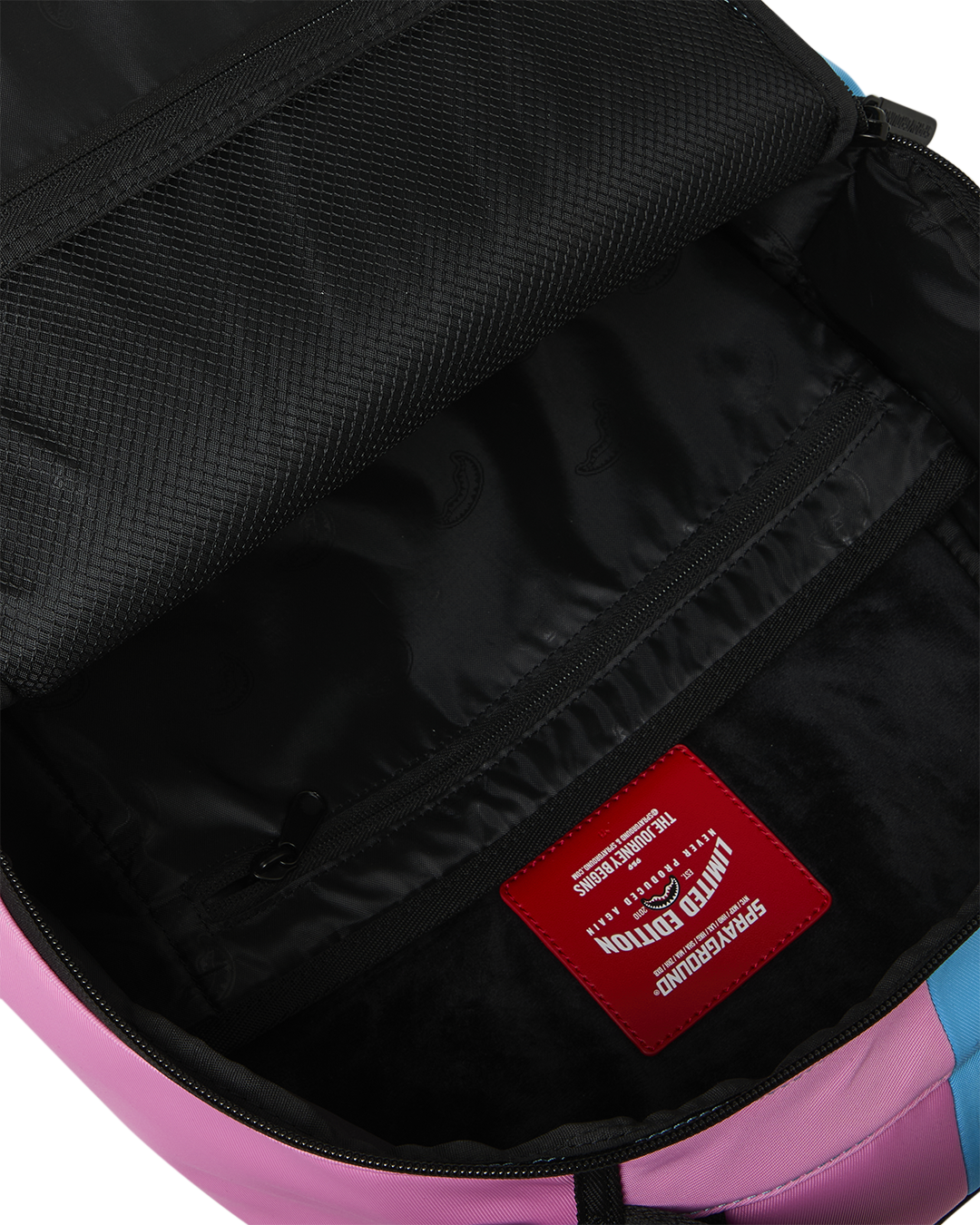 SPRAYGROUND® BACKPACK SHARK CENTRAL COTTON CANDY SPLIT BACKPACK