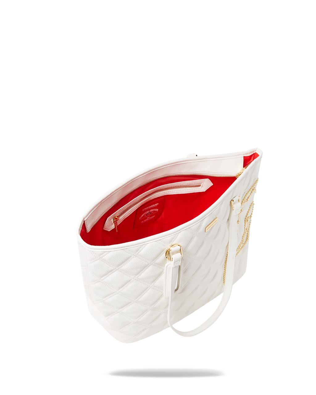 RIVIERA LE BLANC GOLD CHAIN SHARK TOTE
