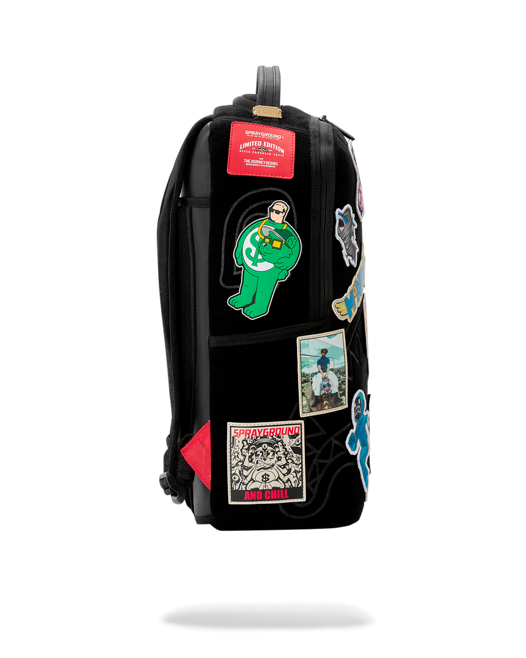 SPRAYGROUND® BACKPACK BUNCH OF VELCRO PATCHES TO MAKE YOUR BACKPACK