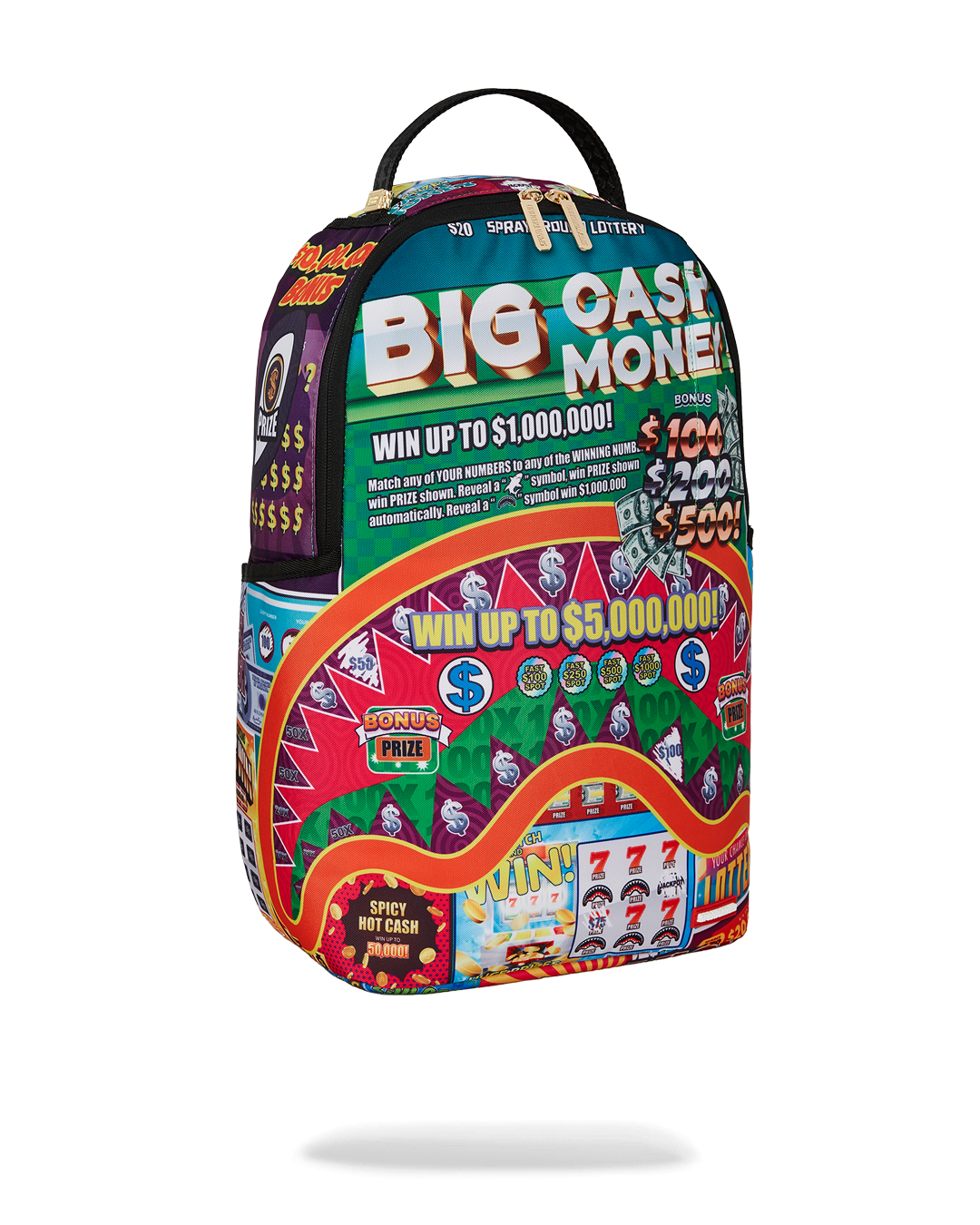 SPRAYGROUND® BACKPACK BIG MONEY BIG MONEY (WITH SCRATCH OFF PLAYING CARD) BACKPACK