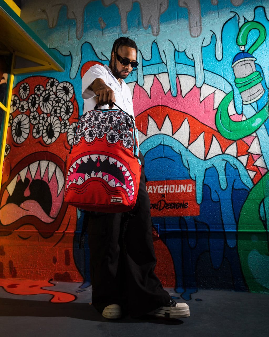 JORGE RODRIGUEZ THE ARTIST COLLAB BLINKY SHARK BACKPACK
