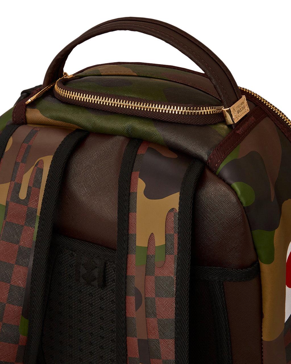 SPRAYGROUND® BACKPACK CAMO DRIP SHARKS IN PARIS BACKPACK (DLXV)