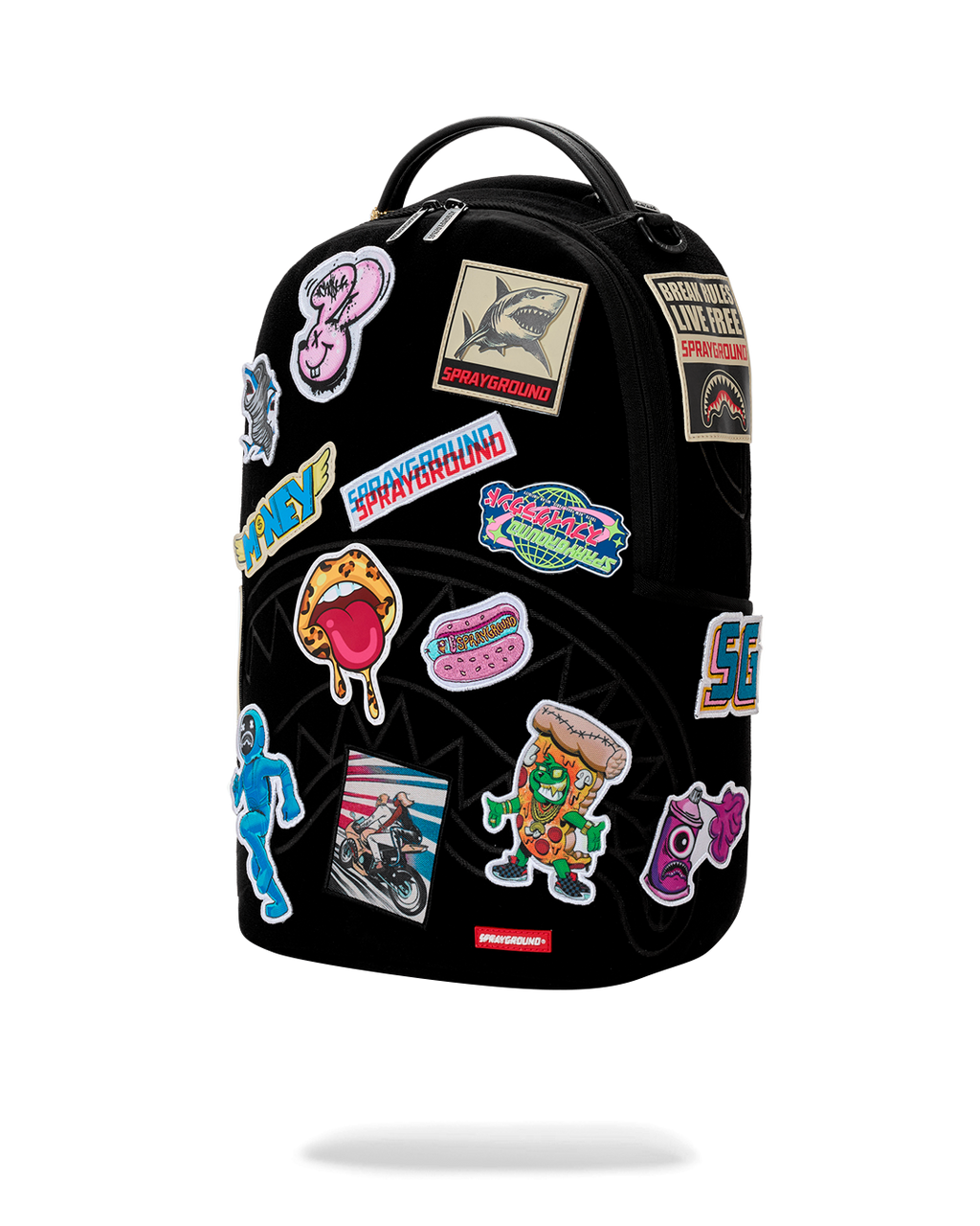 SPRAYGROUND® BACKPACK BUNCH OF VELCRO PATCHES TO MAKE YOUR BACKPACK
