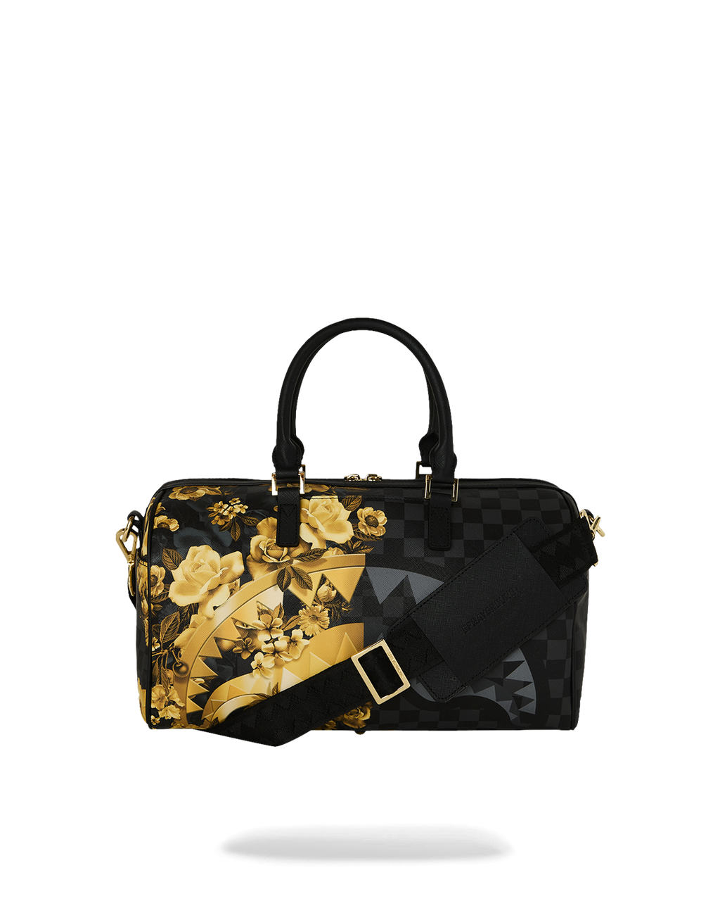 SPRAYGROUND® DUFFLE GOLD FLORAL REMIX MINI DUFFLE