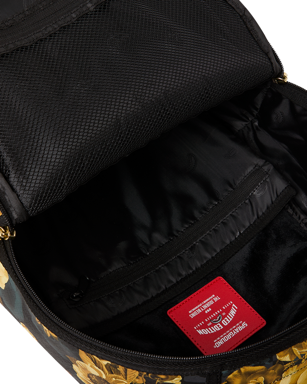 SPRAYGROUND® BACKPACK GOLD FLORAL REMIX BACKPACK