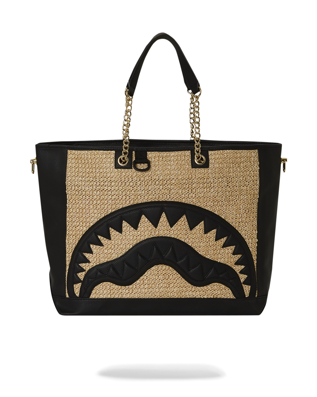 RAFFIA PALM TOTE