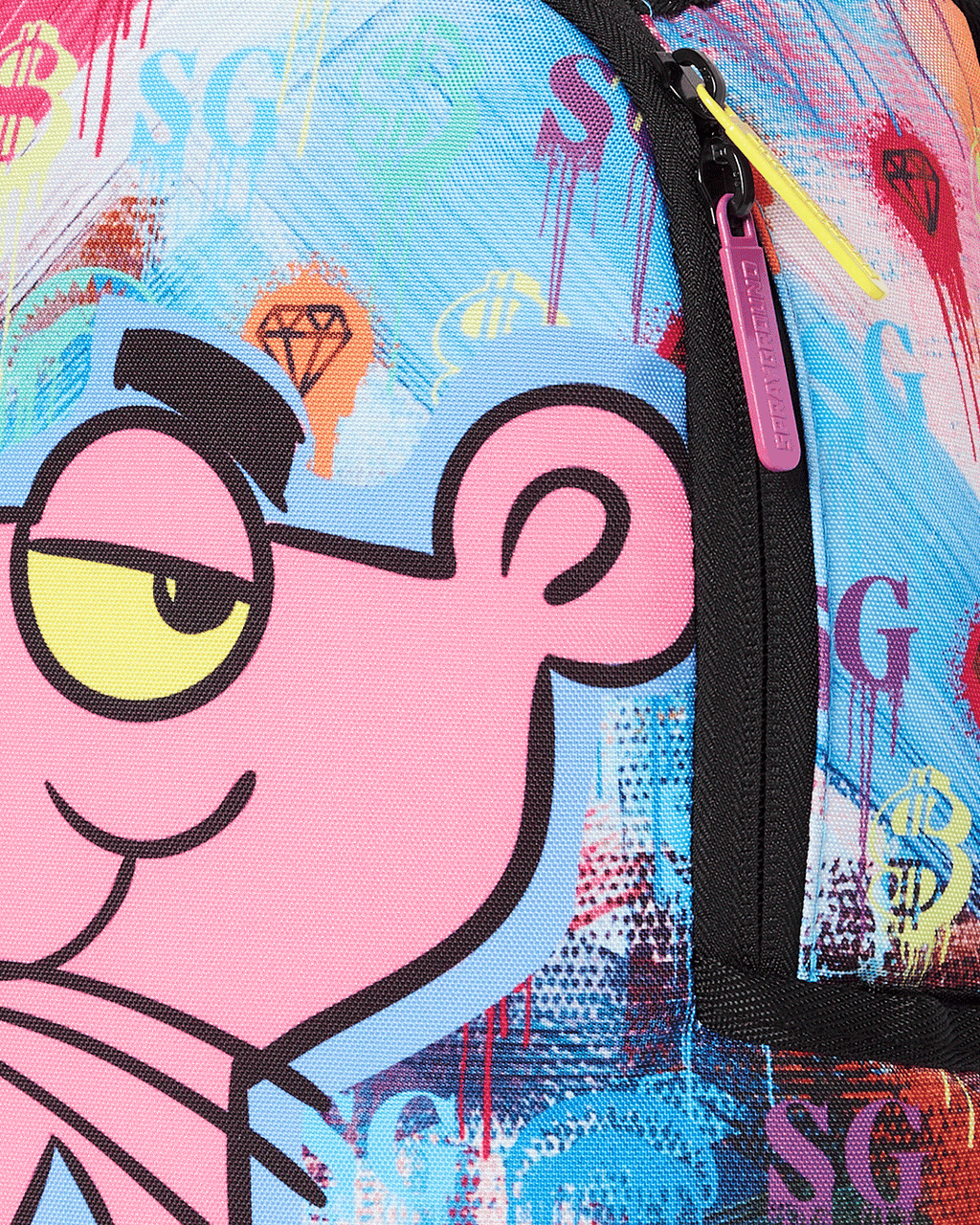 SMALL BACKPACK: PINK PANTHER ART CLASS