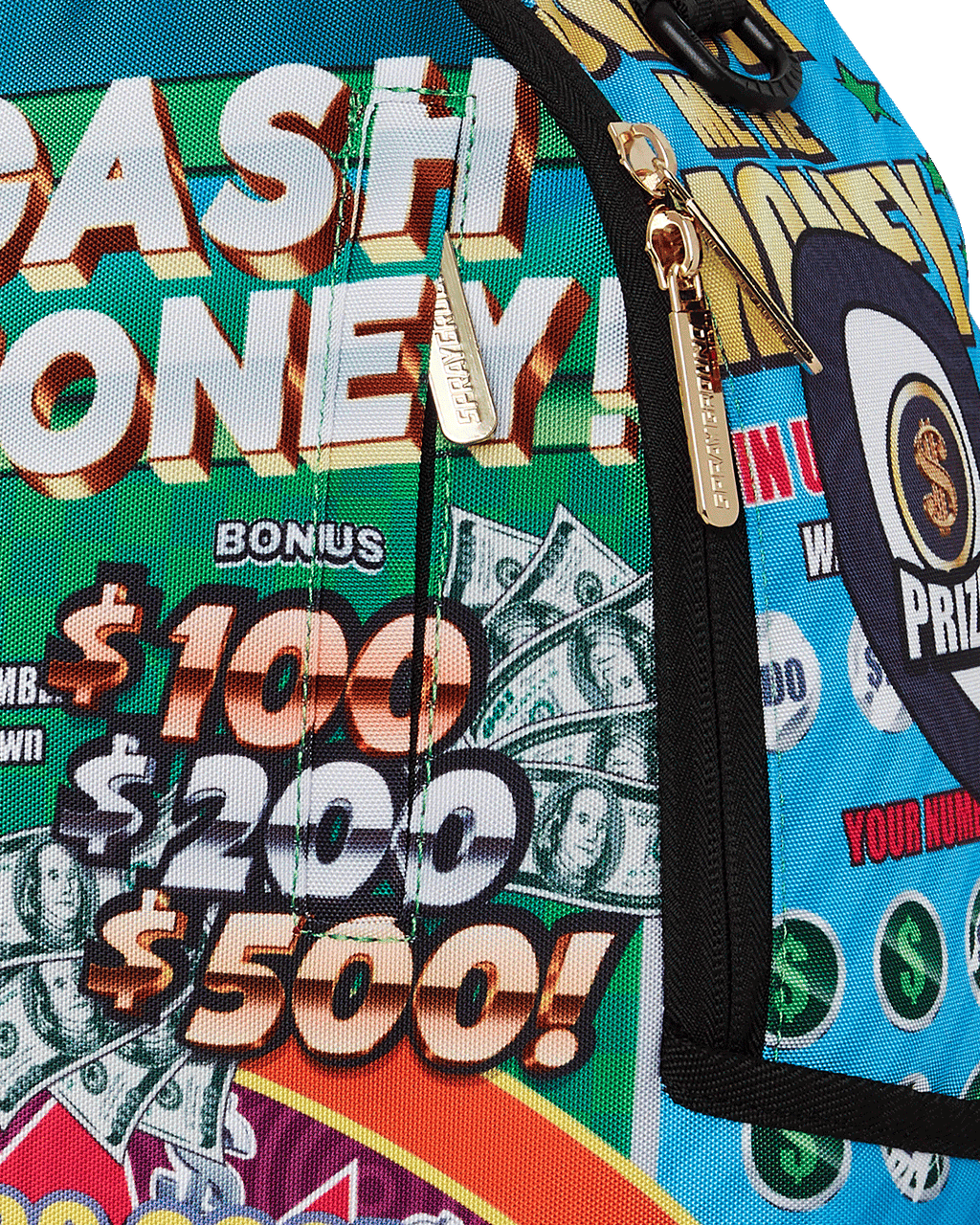 SPRAYGROUND® BACKPACK BIG MONEY BIG MONEY (WITH SCRATCH OFF PLAYING CARD) BACKPACK