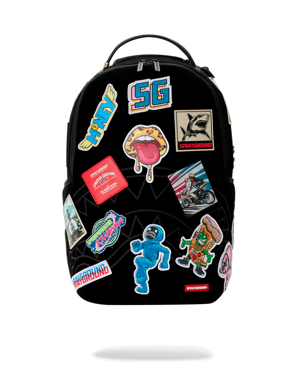 SPRAYGROUND® BACKPACK BUNCH OF VELCRO PATCHES TO MAKE YOUR BACKPACK