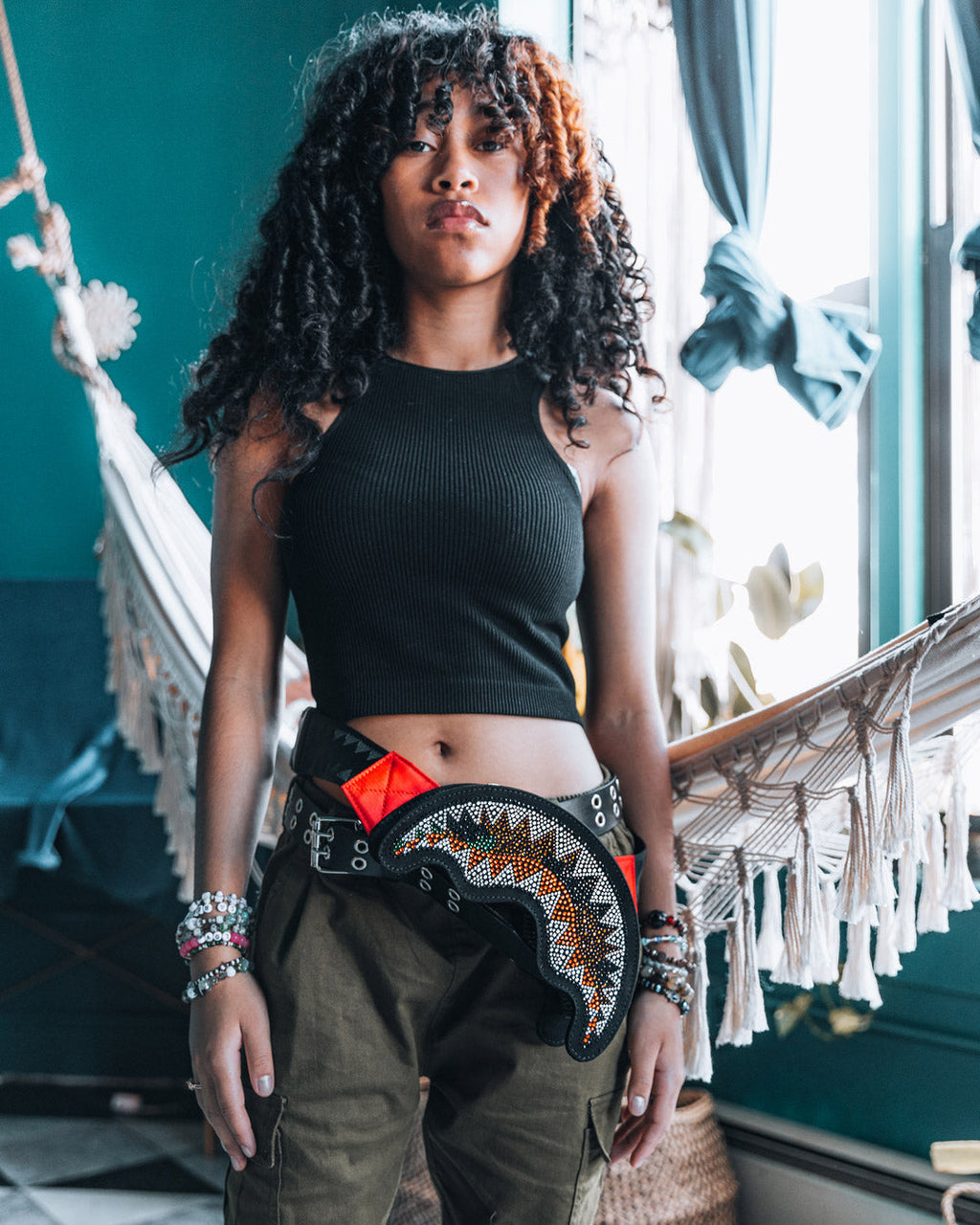 TRINITY CAMO SHARKMOUTH CROSSBODY