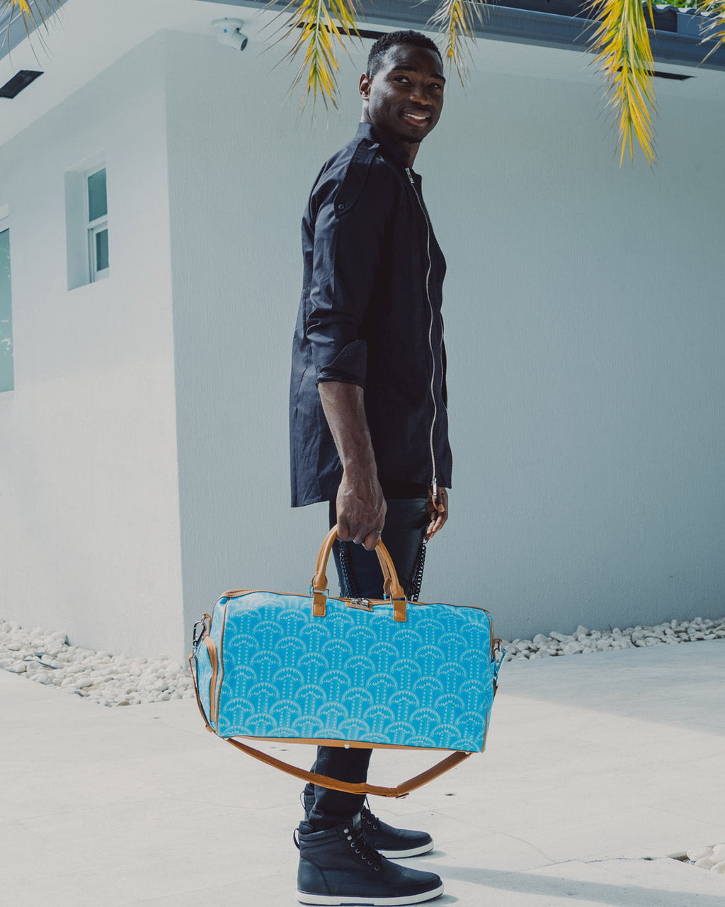 ILLUCHAINS TURQ DUFFLE