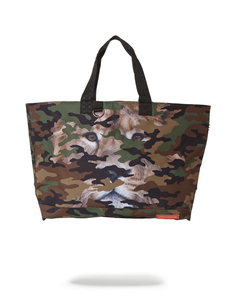 LION CAMO TOTE BAG