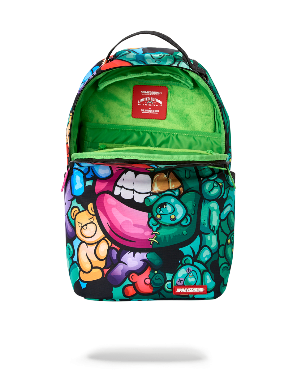 ZOMBIE GUMMY BEAR LIPS BACKPACK