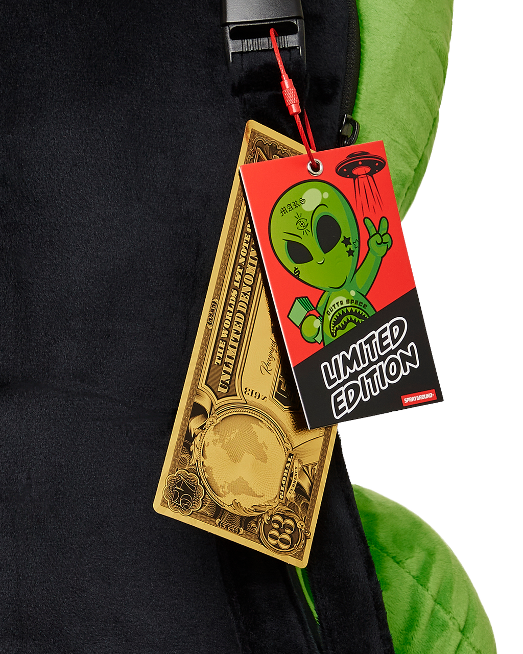 ALIEN PLUSH BACKPACK