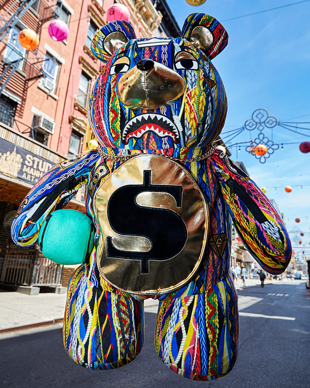 THE GOLDEN AGE MONEYBEAR TEDDYBEAR BACKPACK