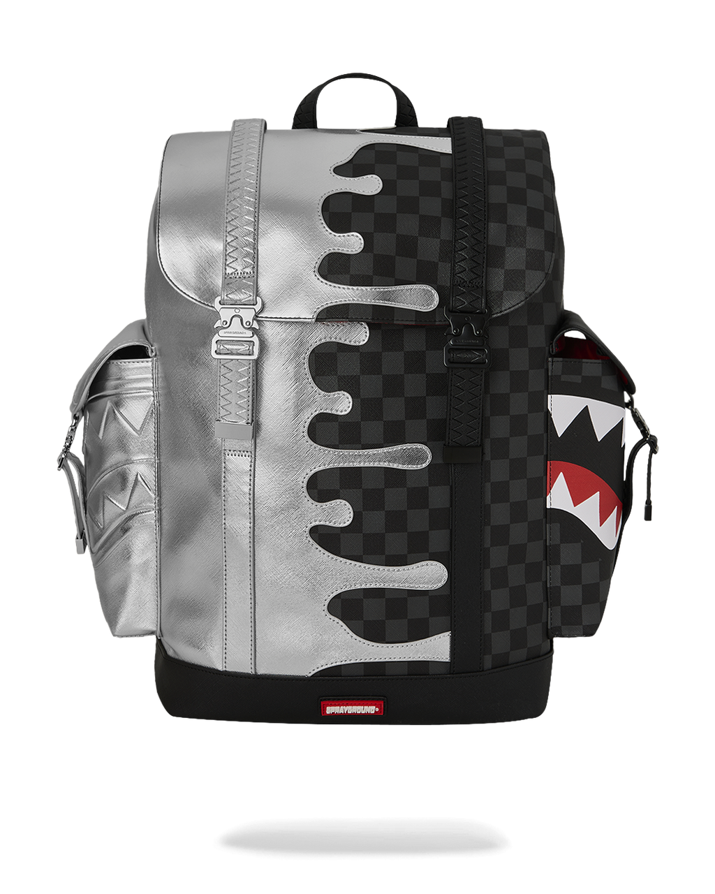 SPRAYGROUND® BACKPACK SILVER SIDE DRIP MONTE CARLO BACKPACK