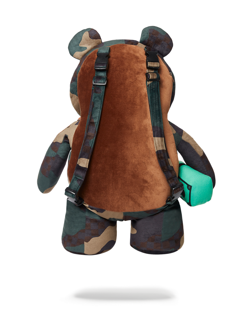 SPRAYGROUND® BACKPACK CAMOCHECK MONEYBEAR TEDDYBEAR BACKPACK