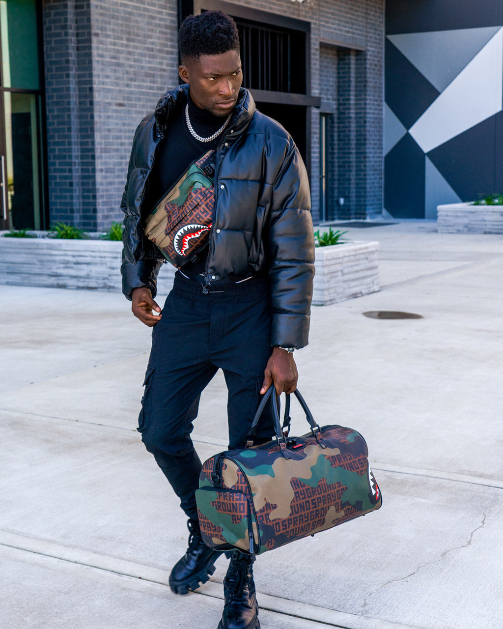 SPRAYGROUND® DUFFLE CAMO INFINITI DUFFLE