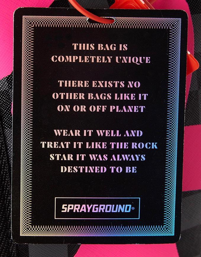 SPRAYGROUND® BACKPACK BLUE MIRROR REFLECTIVE SPLAT BACKPACK (ONE OF ONE)