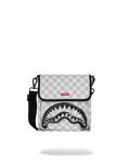 SPRAYGROUND® SLING BLACK STENCIL SHARK MESSENGER SLING