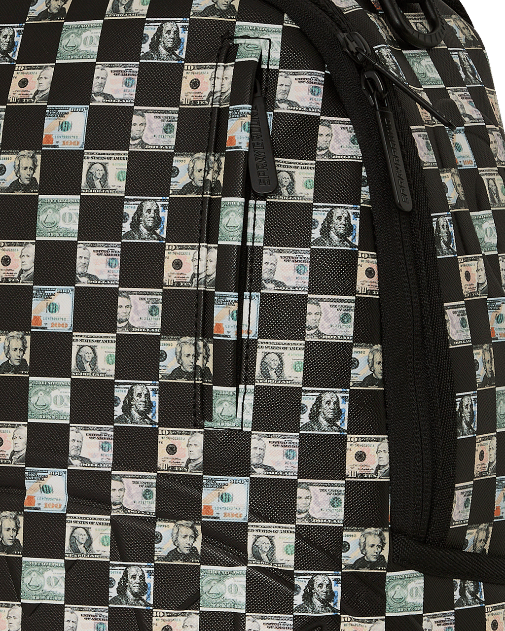 SPRAYGROUND® BACKPACK MONEY CHECK PATTERN DLX BACKPACK