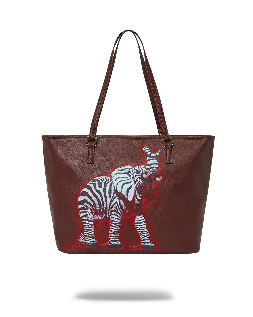 ZEBRA ELEPHANT RON ENGLISH COLLAB TOTE